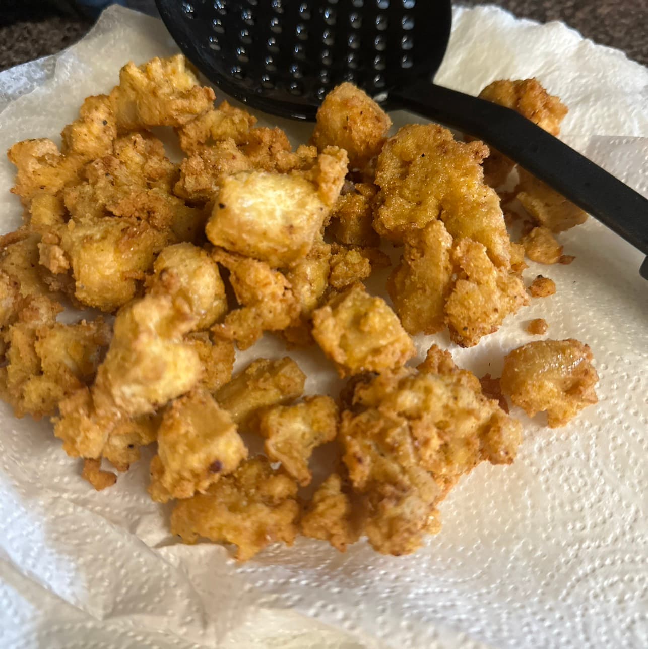 Gluten free fried tofu